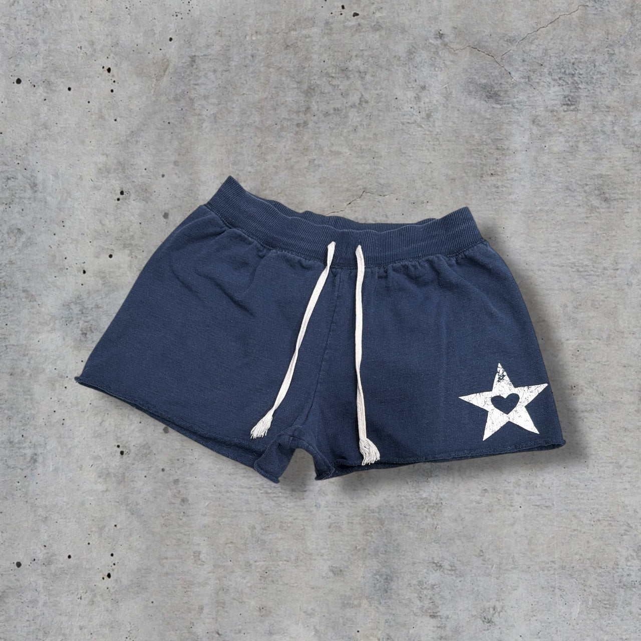 (M) 2000s no boundaries navy blue “princess” lounge shorts