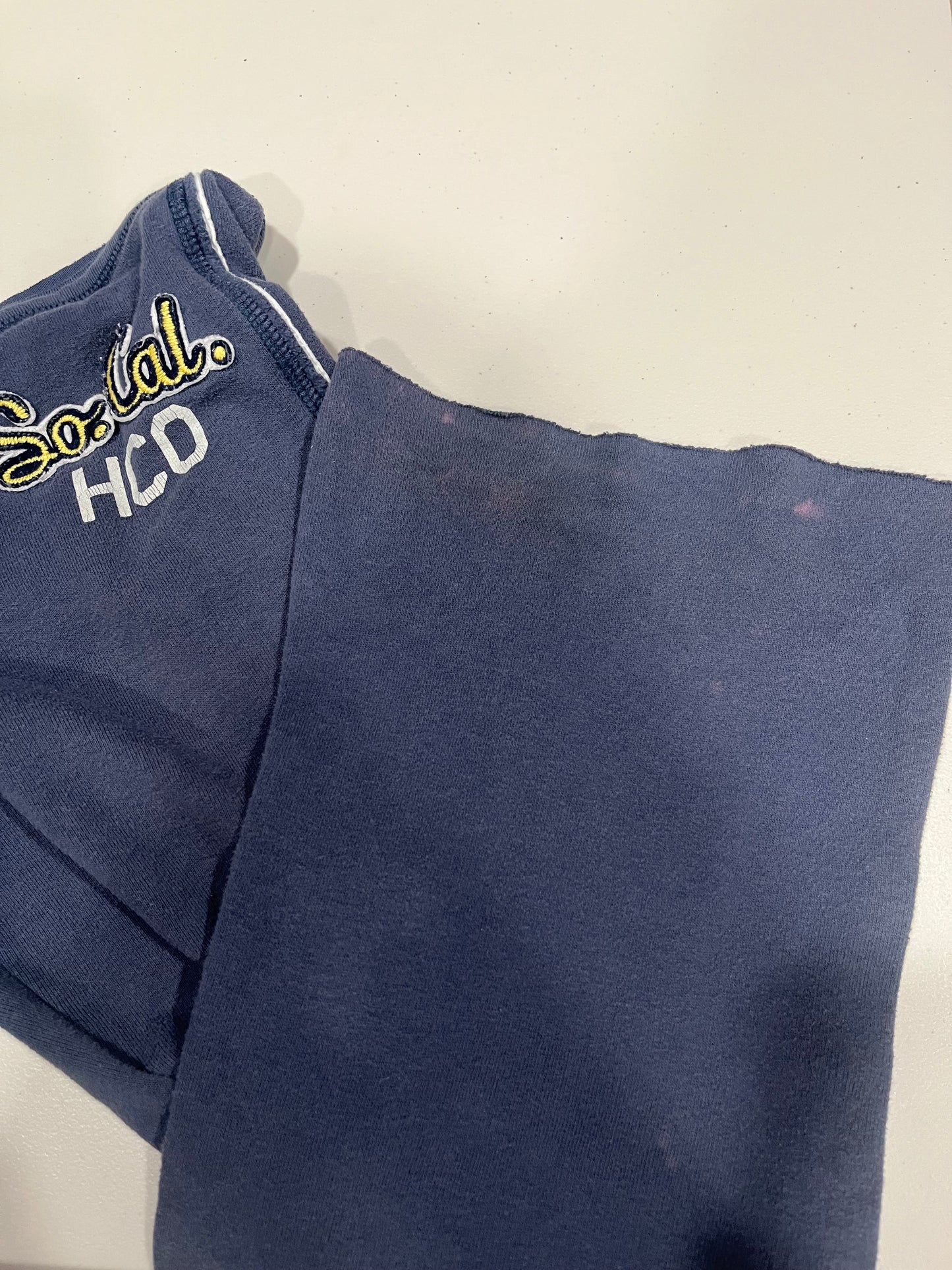 (M) 2000s Hollister “1992” Low Rise Flared Sweats