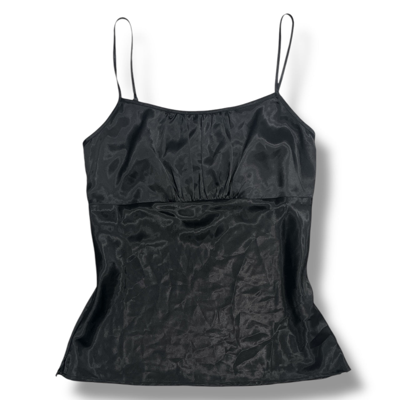 (XS) 2000s Silk Babydoll Top