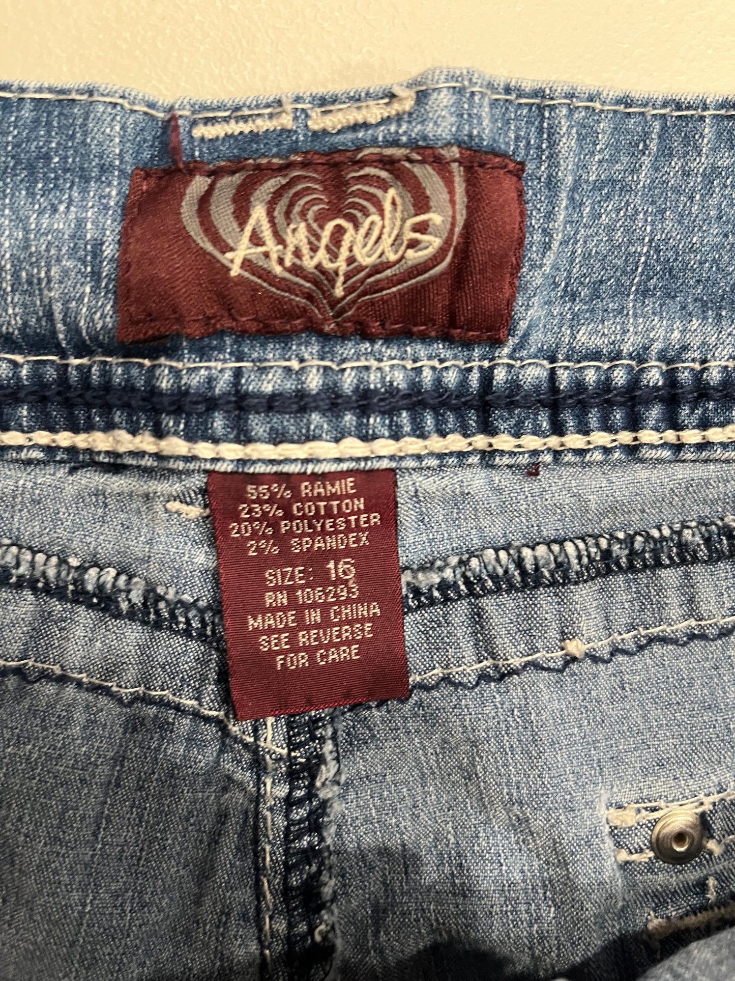 (36”) Angels Y2K Embellished Shorts