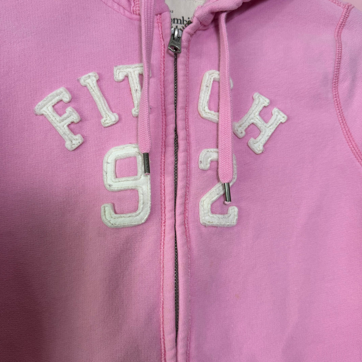 (M/L) Abercrombie & fitch pink zip up jacket
