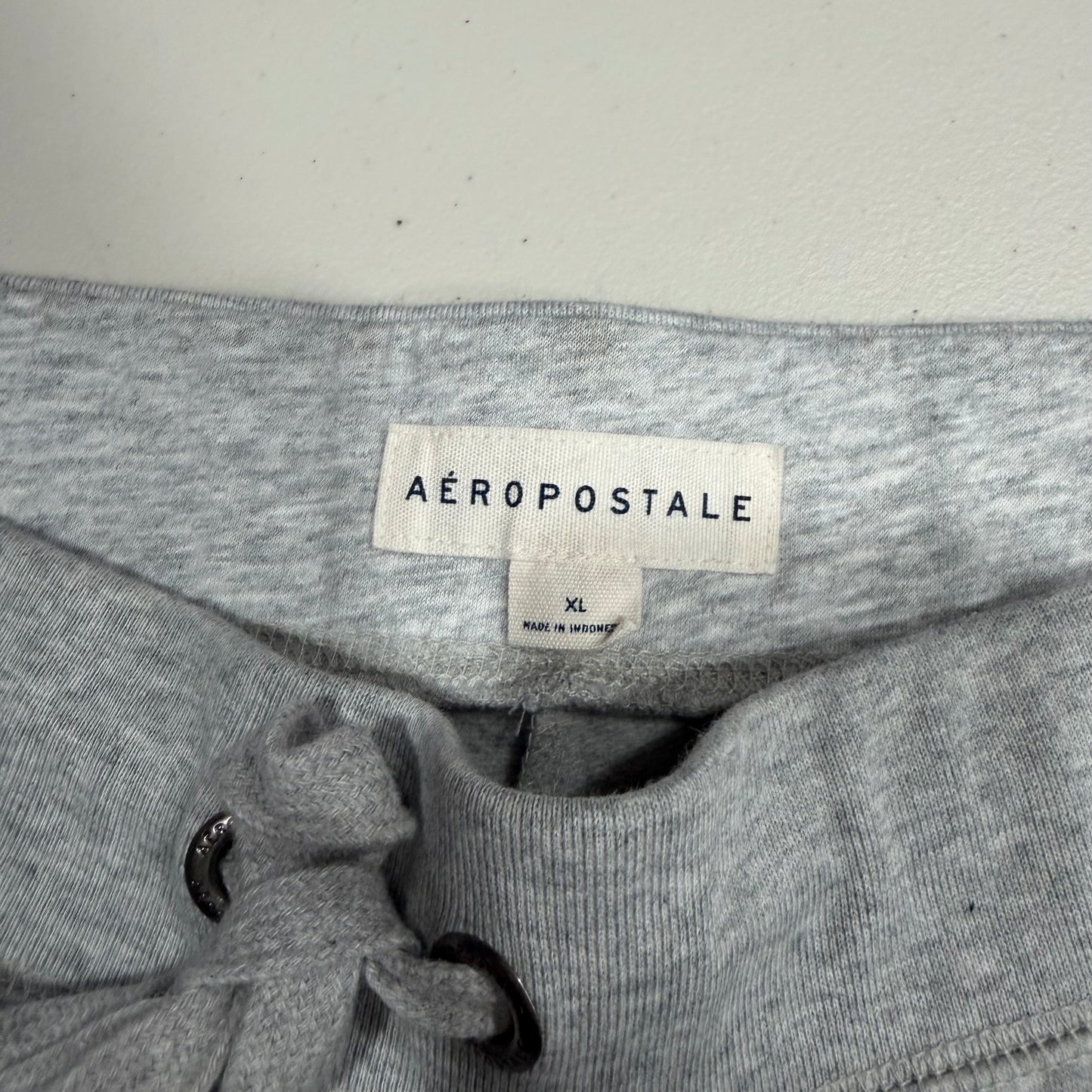 (L/XL) 2000s Aeropostale Flared Pink & Grey Sweats