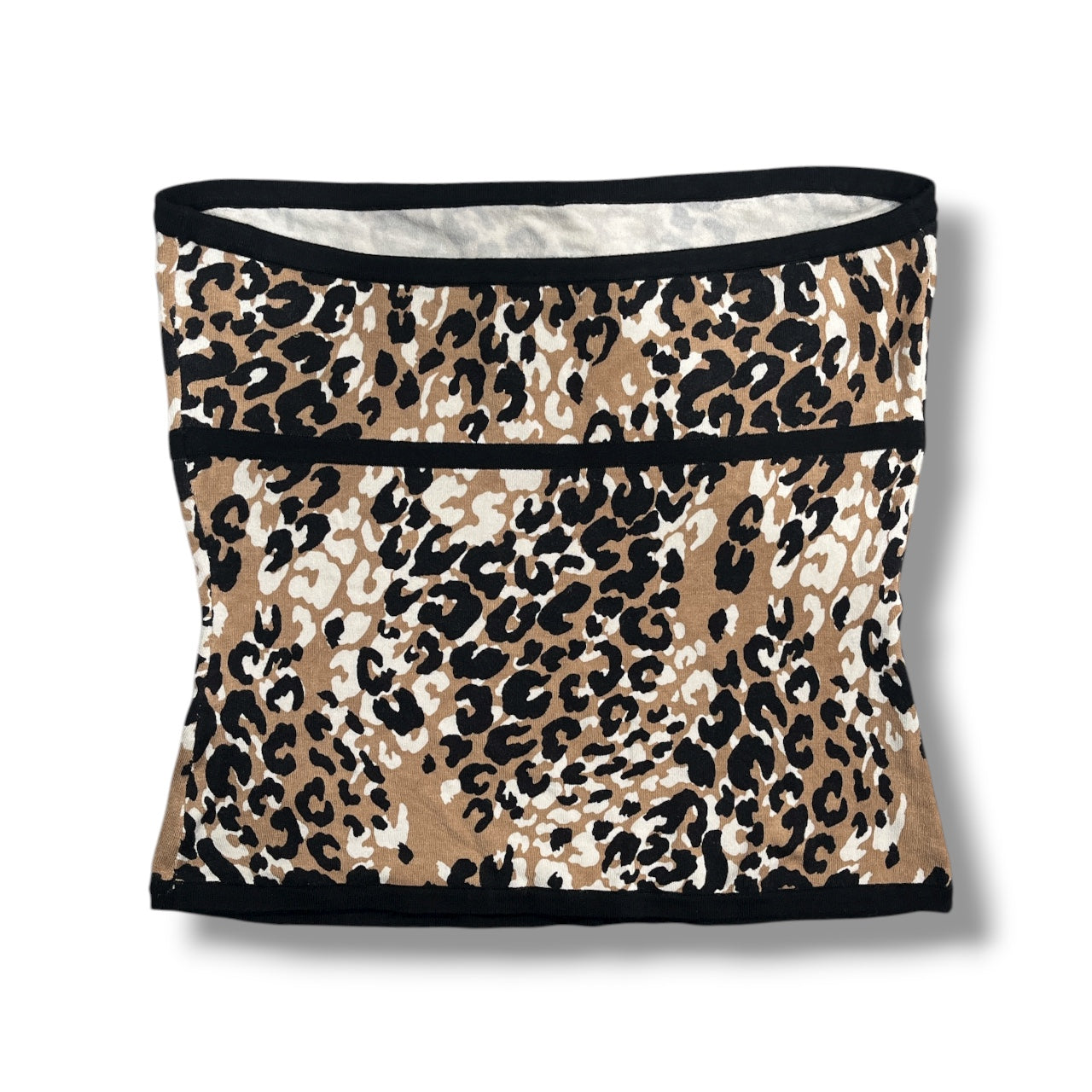 (M/L) VTG Cache Leopard Print Tube Top