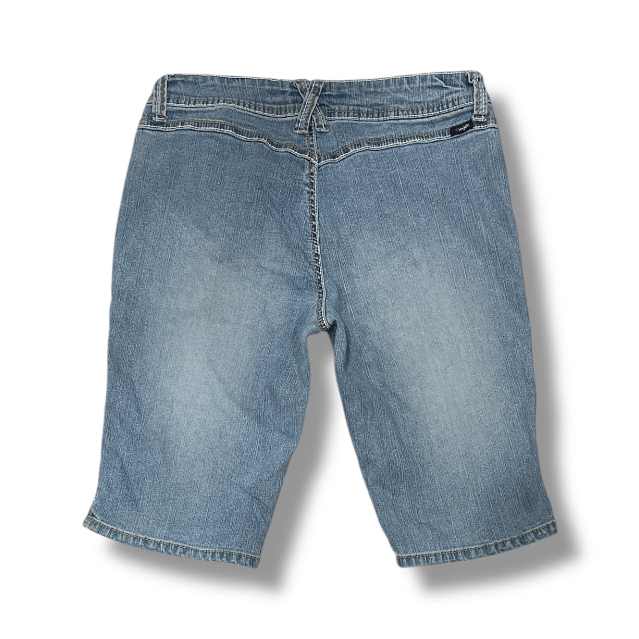 (30”) Y2K Angels Butterfly Sequin Pink Rhinestone Capris