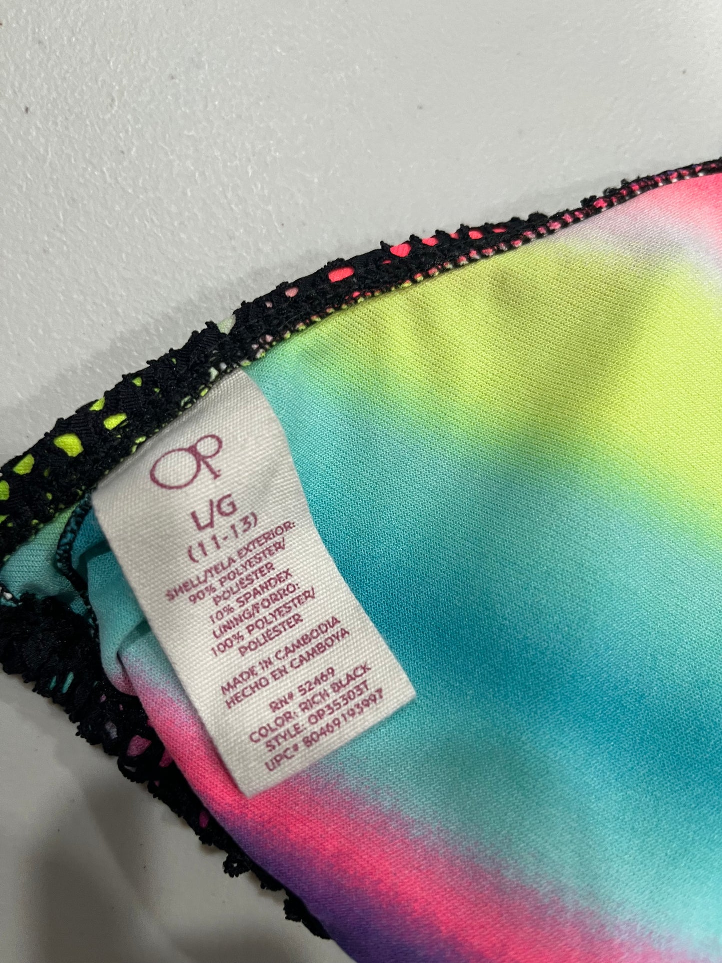 (L) Y2K Fishnet Detailed Bikini Set