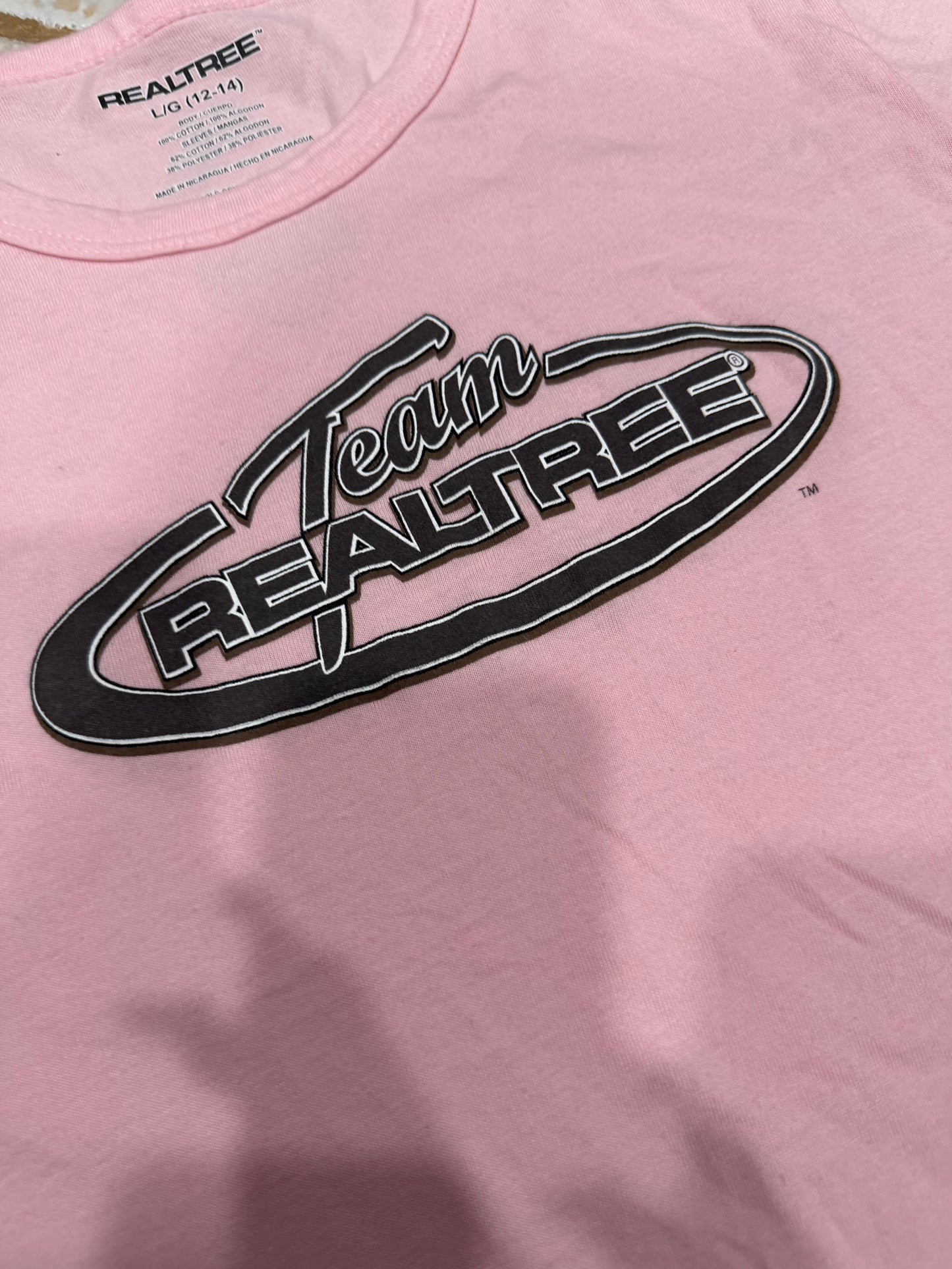 (L) pink camo real tree thermal long sleeve