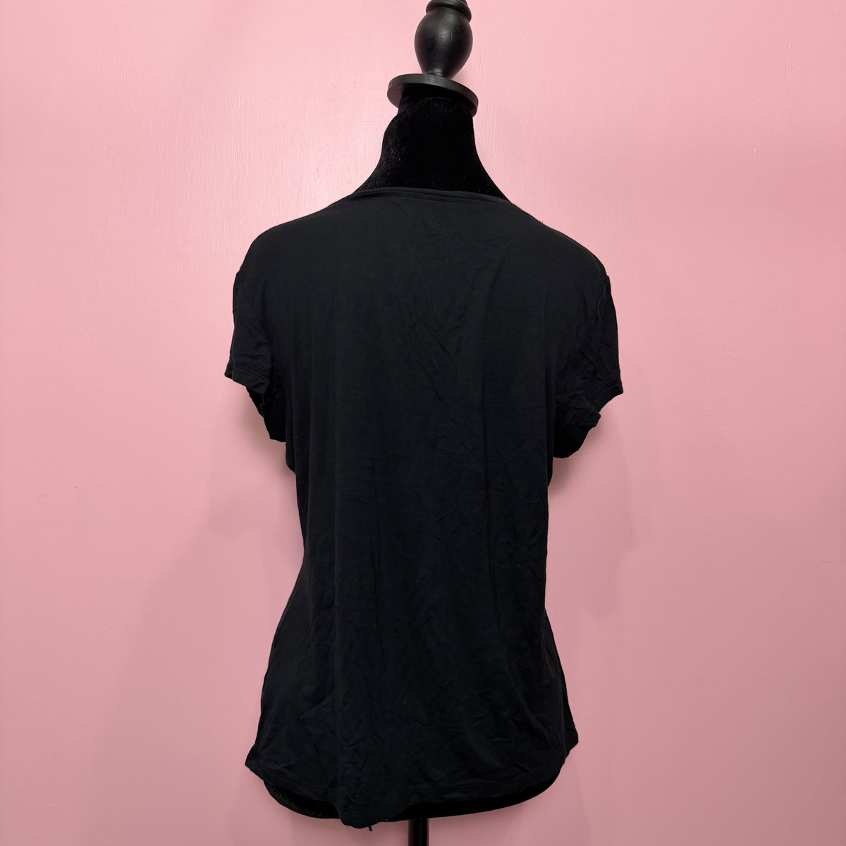 (L) Y2K bebe rhinestoned top