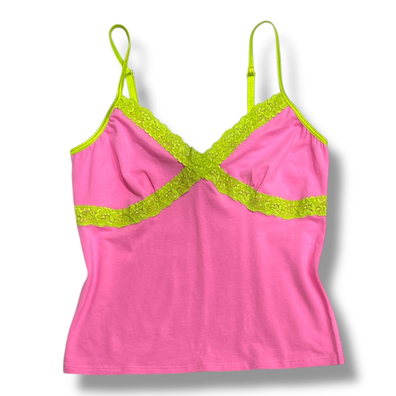 (M) VS By PINK lace trim tank