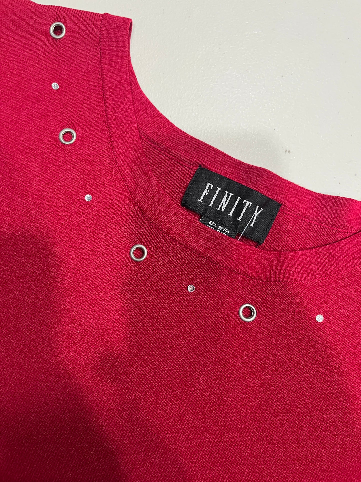 (XL) VTG Eyelet Grunge Top