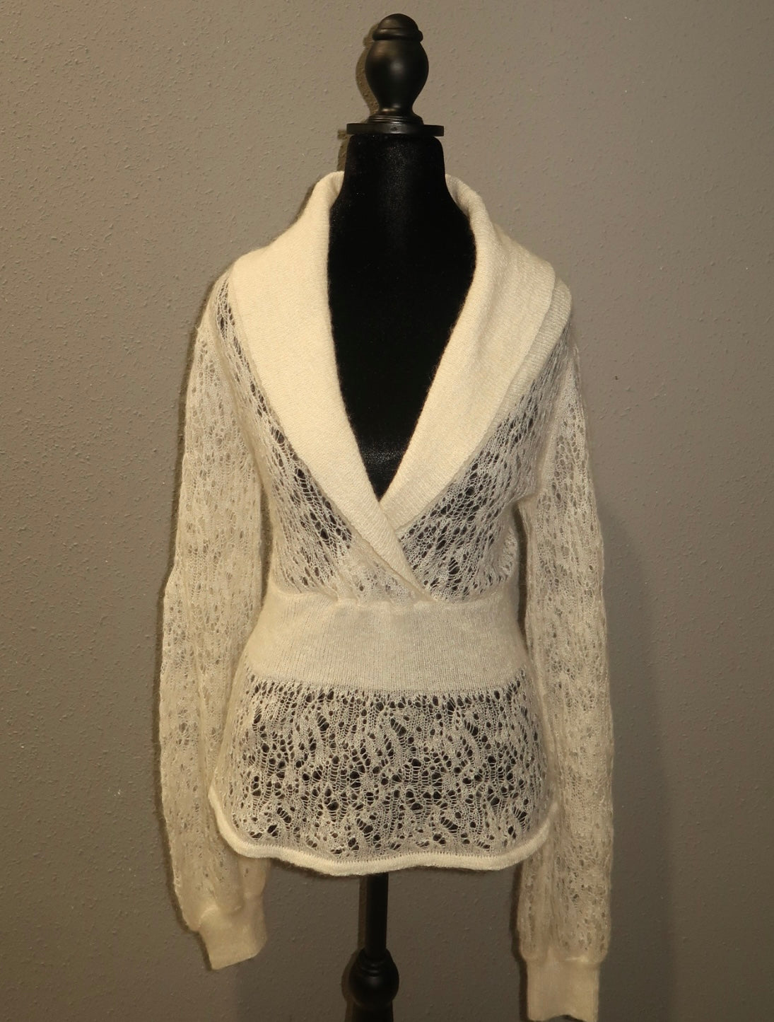 (M) Vintage Arden B. Mesh Long Sleeve Top