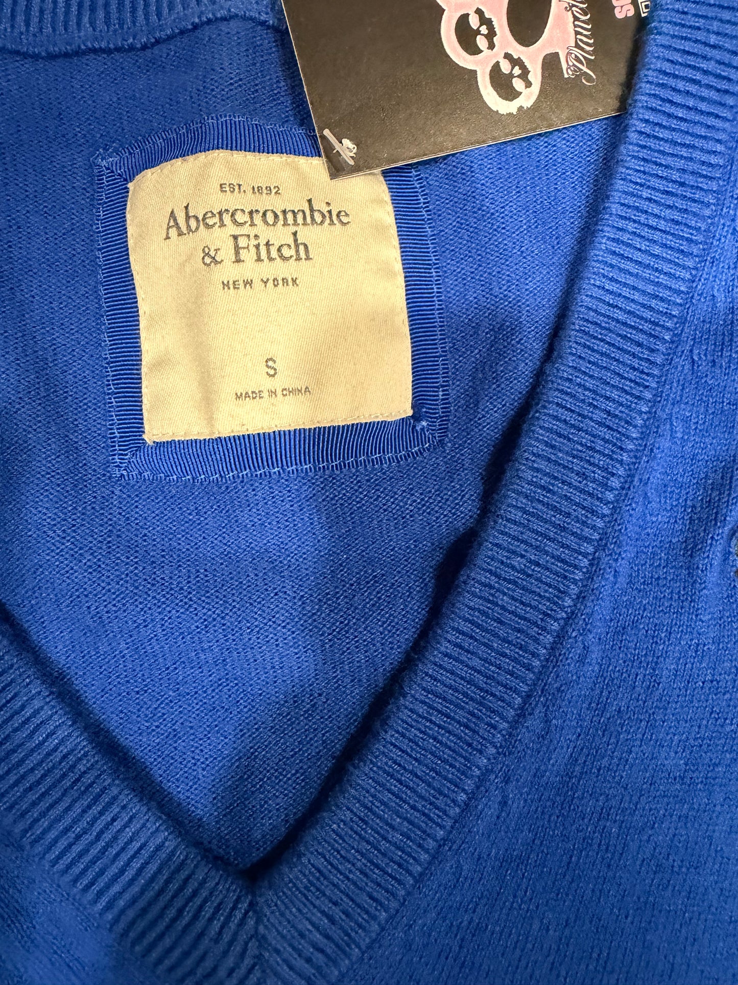(S) abercrombie & fitch blue sweater