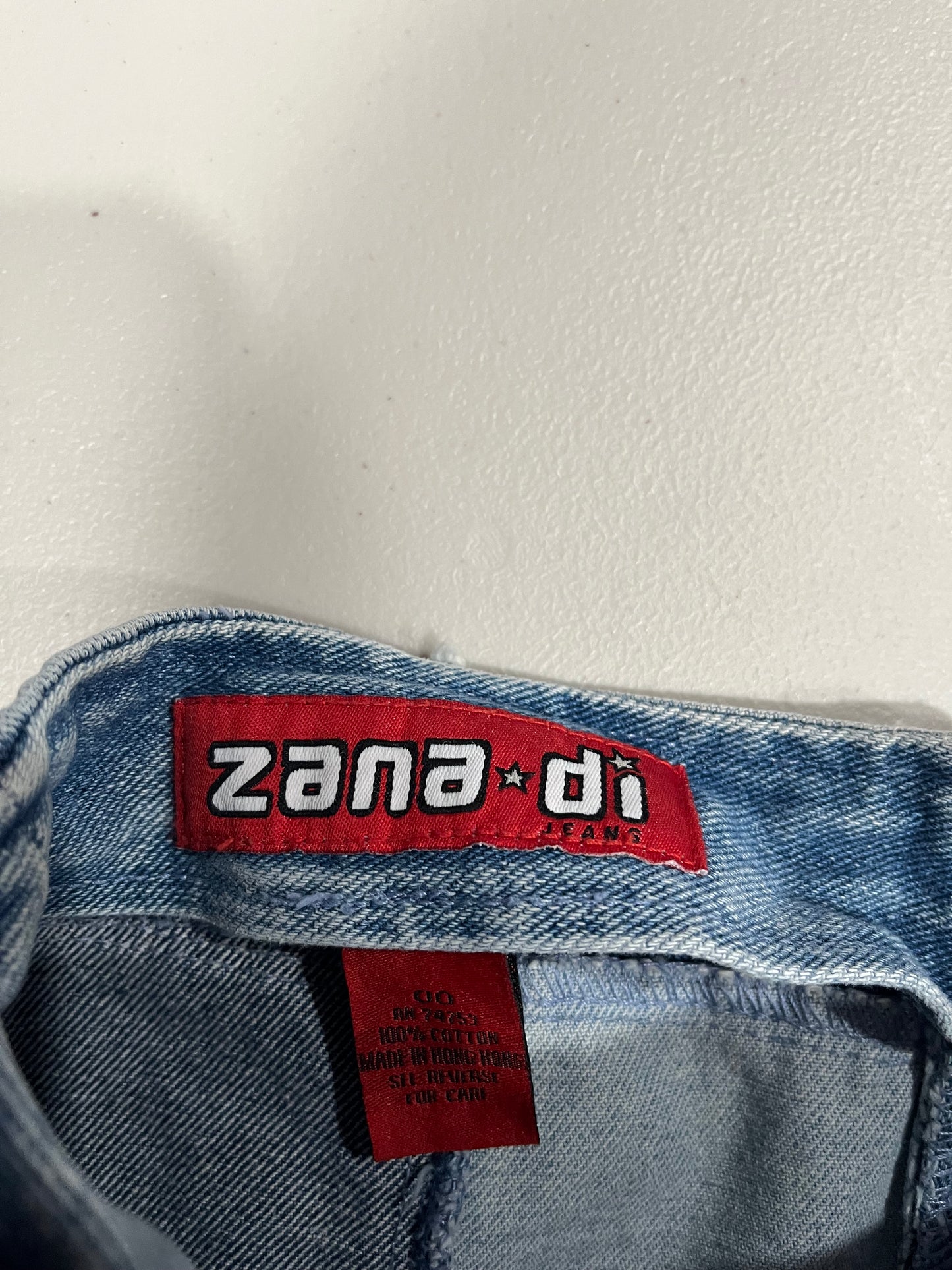 (24/25”) Y2K Zana-Di Denim Mini Patchwork Skirt