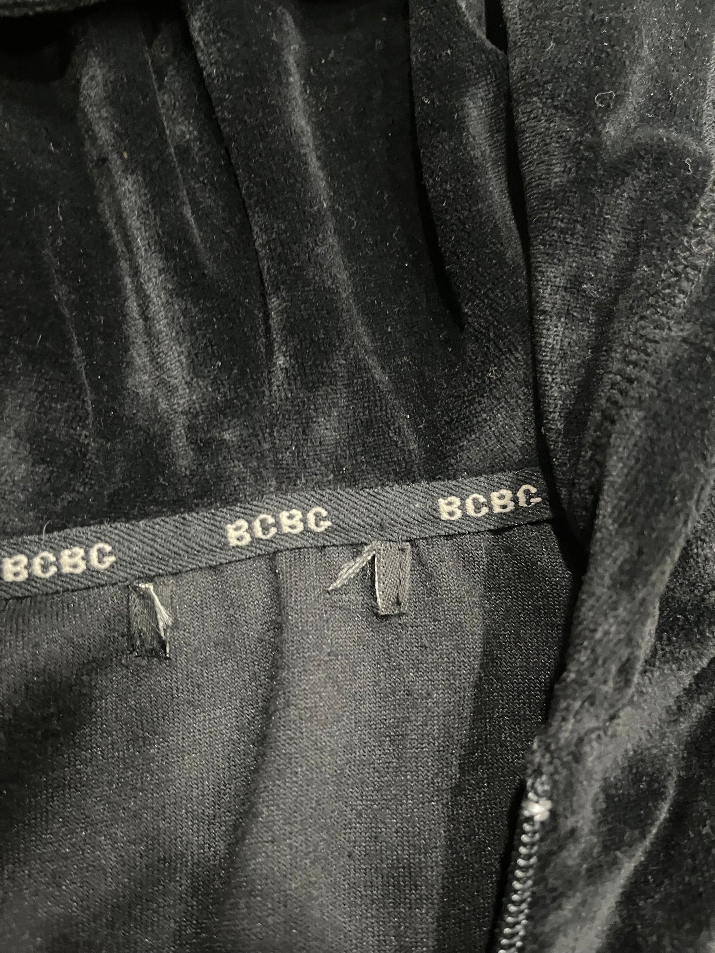 (S/M) BCBG Embroidered Sequin Velour Jacket