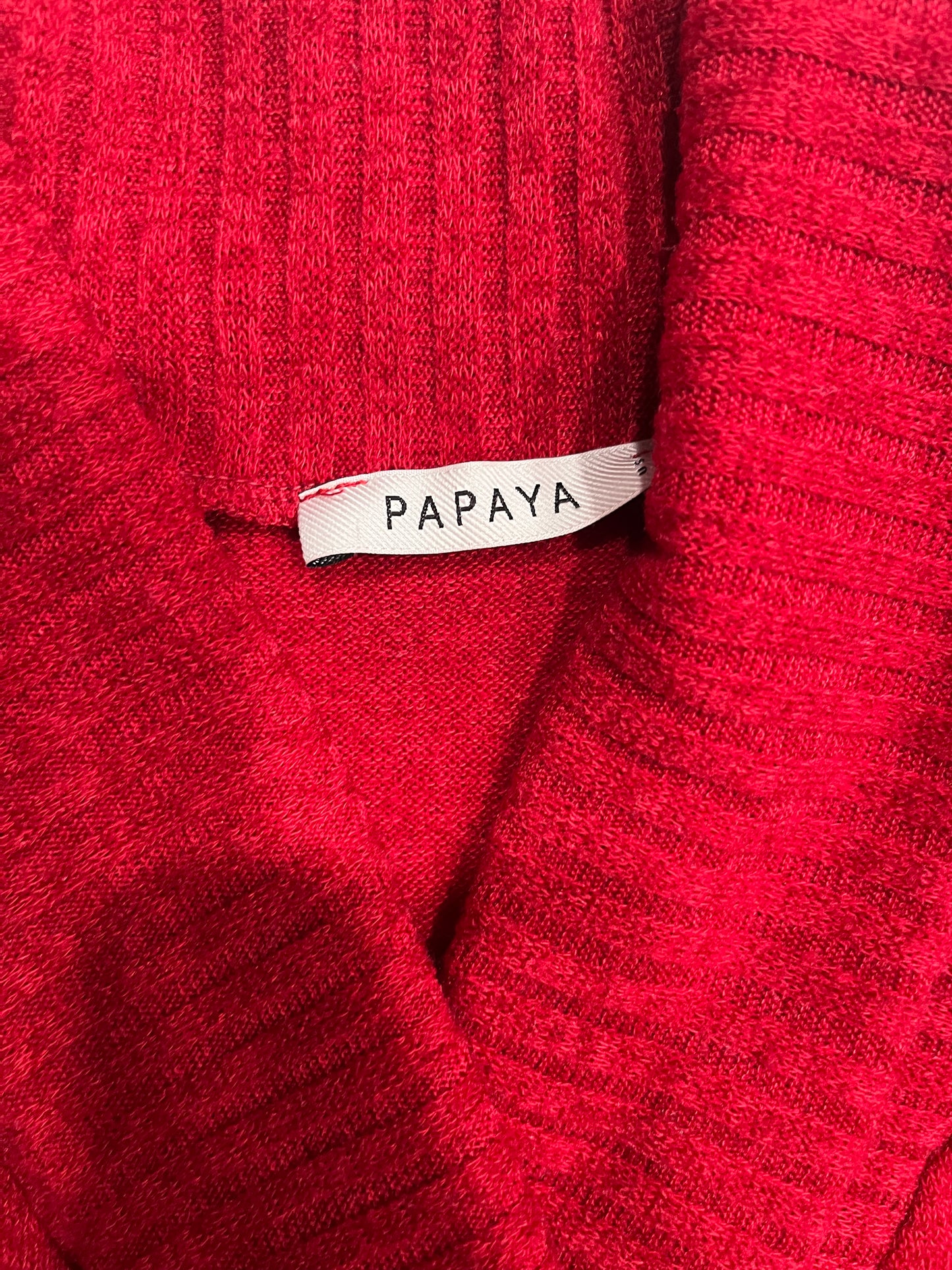(S) PAPAYA Knit Sweater Top